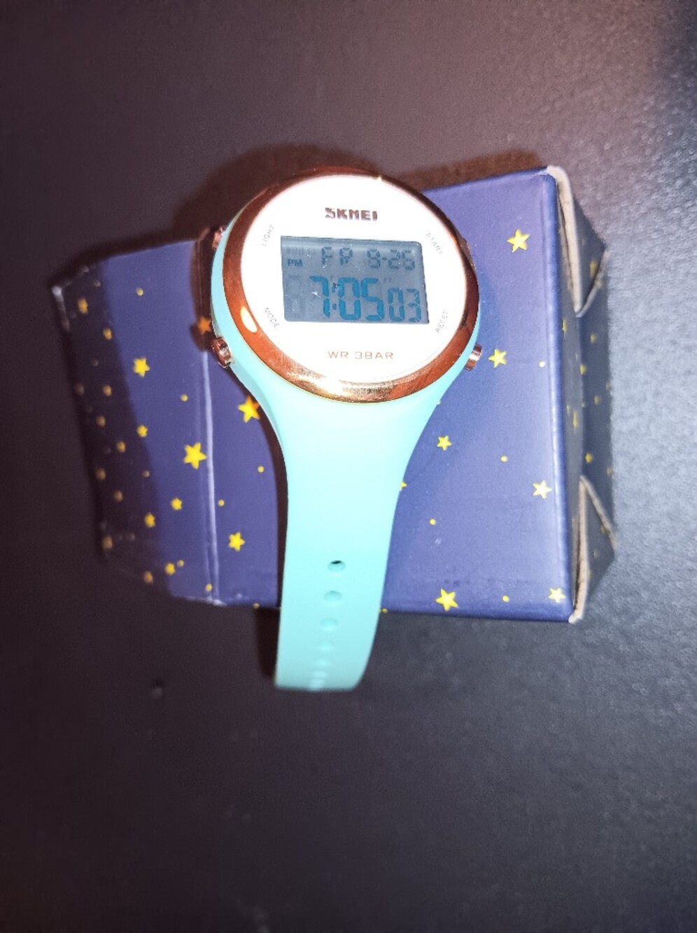 New Digital Sports Watch - Running In Box. Works Fine. Cool Night Light
